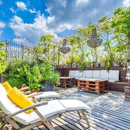Superbe Duplex Paris-rooftop Vue Panoramique Appartement