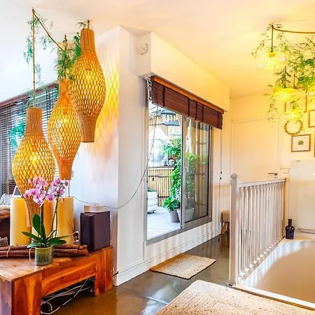 Superbe Duplex Paris-rooftop Vue Panoramique דירה פריז