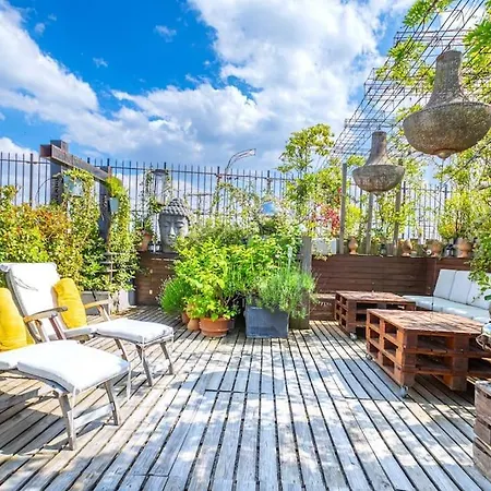 Superbe Duplex Paris-rooftop Vue Panoramique *