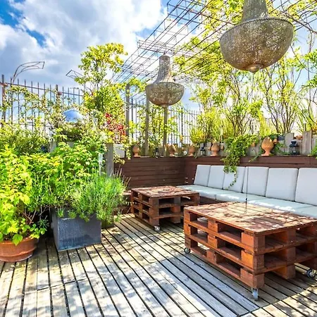 Superbe Duplex Paris-rooftop Vue Panoramique דירה